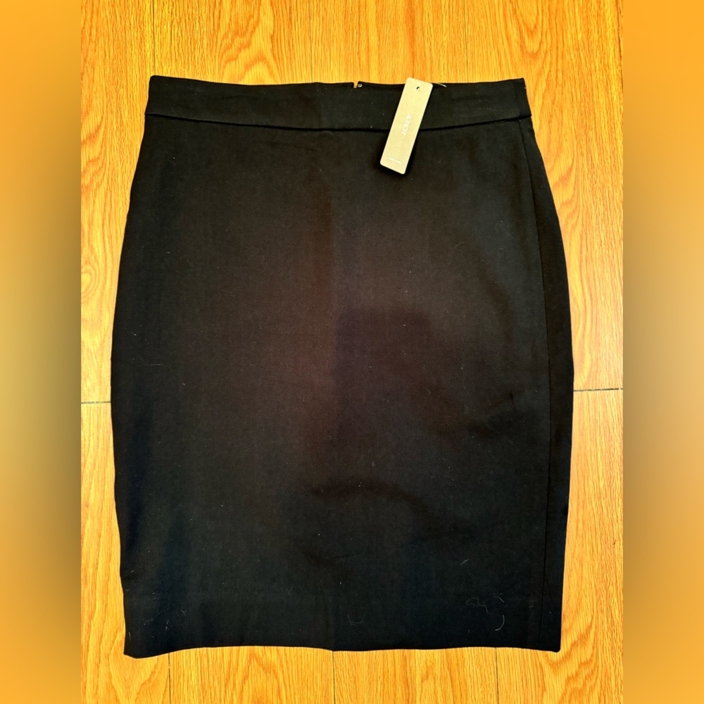 J Crew Black Pencil Skirt